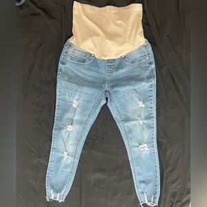 Blue Savy Maternity Jeans